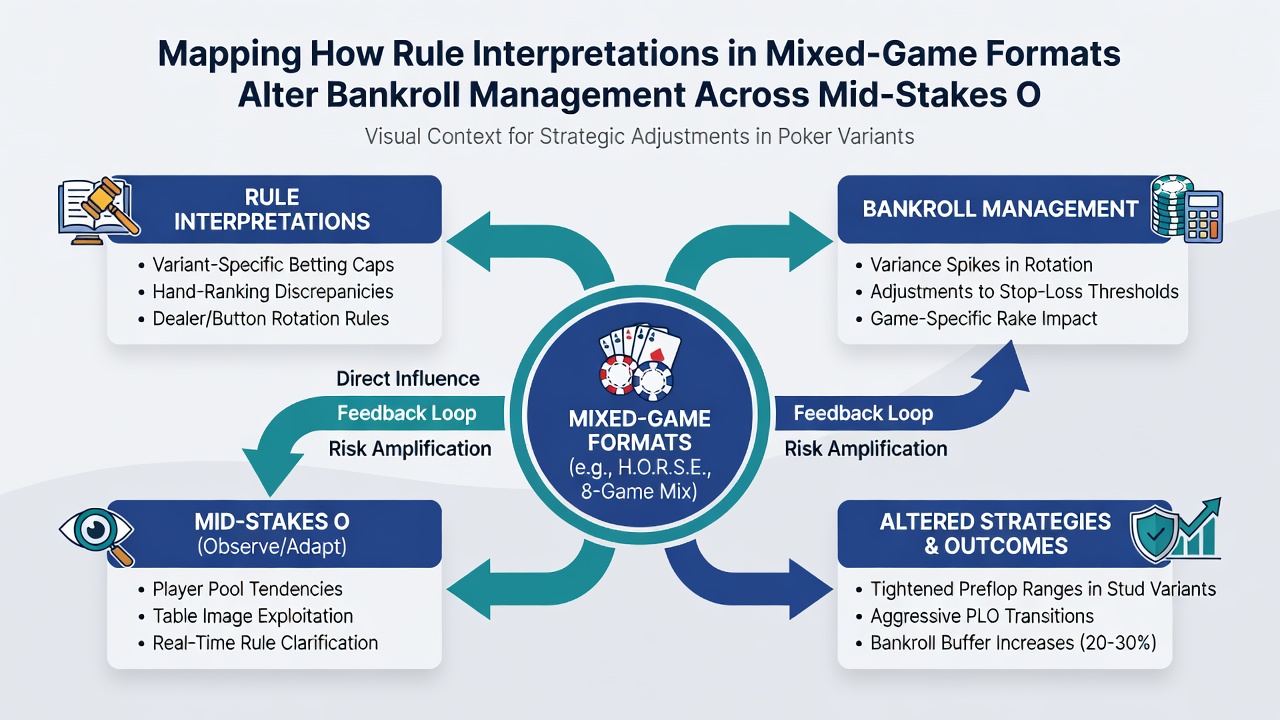 Grafiek van variance verschuivingen in mixed-game formats